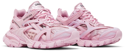 巴黎世家 Track 2.0 尼龍和網眼鞋面 厚底潮流老爹鞋 女款 粉色 Cheap 巴黎世家 Track 2.0 尼龍和網眼鞋面 厚底潮流老爹鞋 女款 粉色