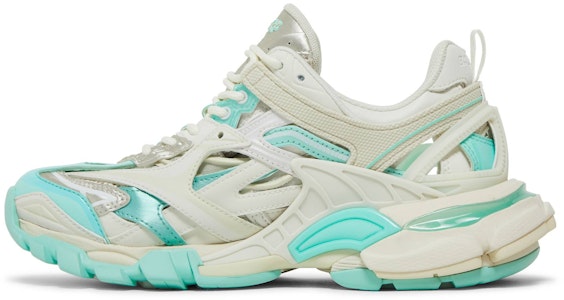 Balenciaga 巴黎世家 Track.2 簡約舒適 時尚老爹鞋 女款 白藍 Lookbook Balenciaga 巴黎世家 Track.2 簡約舒適 時尚老爹鞋 女款 白藍