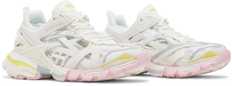 (W) バレンシアガ Track.2 白/ライトイエロー 568615W3AE27745 Cheap (W) バレンシアガ Track.2 白/ライトイエロー 568615W3AE27745