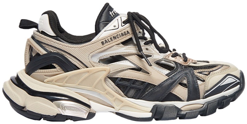 (W) Balenciaga Track.2 Trainer 'Beige Hitam' 568615 W2GN3 8071 Order (W) Balenciaga Track.2 Trainer 'Beige Hitam' 568615 W2GN3 8071