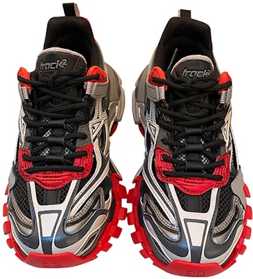 (W) 巴黎世家 Track.2 黑灰红 运动鞋 568615-W2GN3-6508 Lookbook (W) 巴黎世家 Track.2 黑灰红 运动鞋 568615-W2GN3-6508