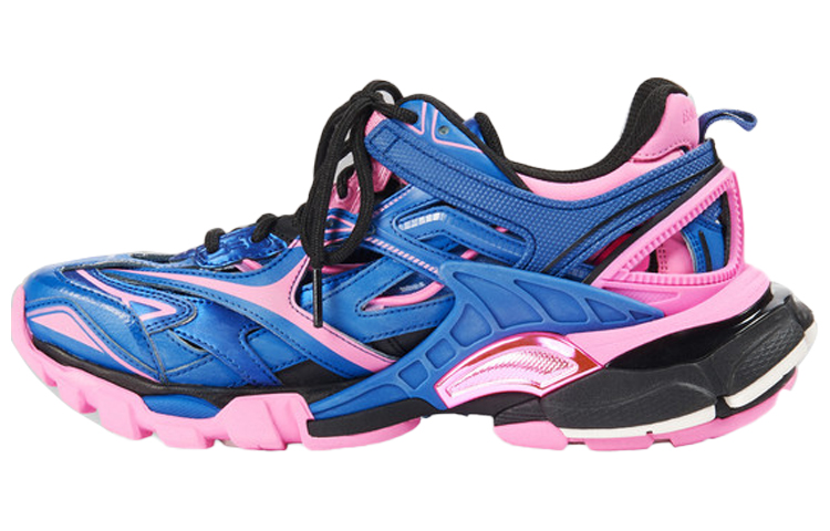 Buy (W) Balenciaga Track.2 Sepatu 'Biru Pink' 568615-W2GN3-4050