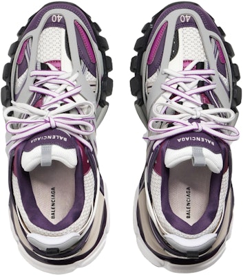 Balenciaga巴黎世家 Track 1.0 網布 厚底繫帶圓頭 老爹鞋 女款 紫色 Details for Balenciaga巴黎世家 Track 1.0 網布 厚底繫帶圓頭 老爹鞋 女款 紫色