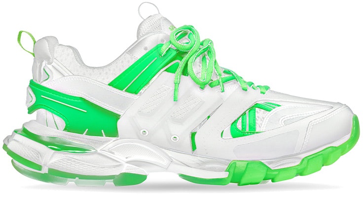 Women Balenciaga Track Sneakers White Green 542436W3RL19035 Novelship