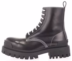 (Women) Balenciaga Strike Lace Up Boots 'Black' 590974WA9641070 (Women) Balenciaga Strike Lace Up Boots 'Black' 590974WA9641070