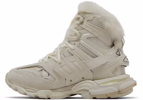 Lookbook (女款) Balenciaga Track Hike '仿皮草 - 米色' 668559-W3CQ2-9700