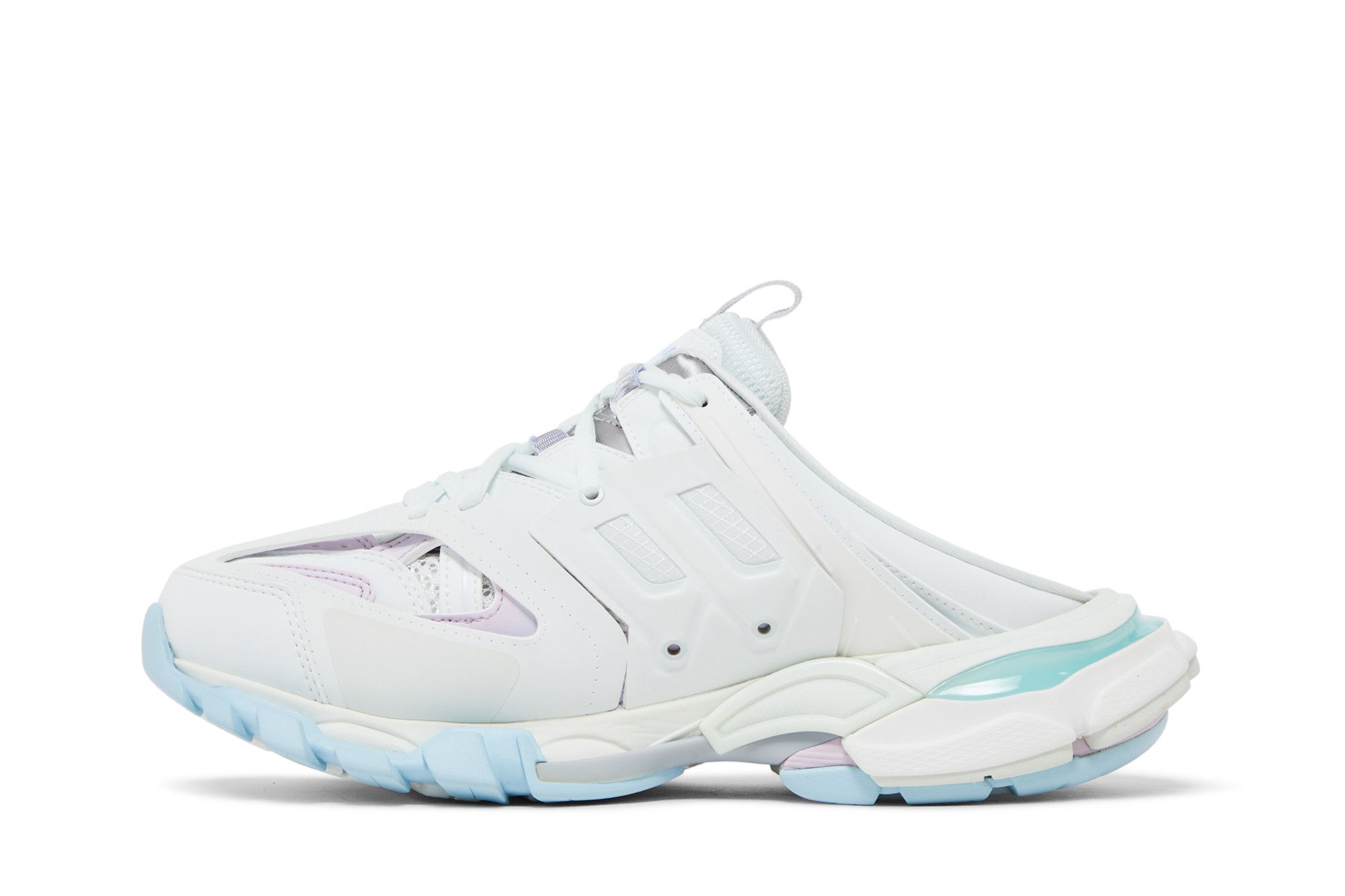 Lookbook (W) Balenciaga Track Mule ''Pastel Mix'' Sneakers 653813-W3DA7-9045