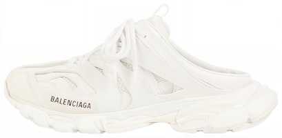 (Women) Balenciaga Track Mule 'White' 653813-W3CP3-9000 (Women) Balenciaga Track Mule 'White' 653813-W3CP3-9000