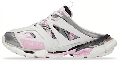 (Women) Balenciaga Track Mule 'White Pink' 653813W2FSB9041 (Women) Balenciaga Track Mule 'White Pink' 653813W2FSB9041