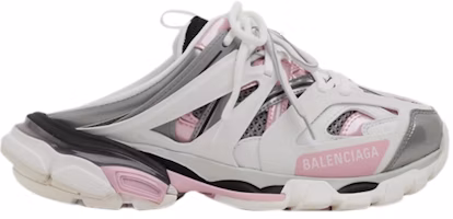 (Women) Balenciaga Track Mule 'White Pink' 653813W2FSB9041 (Women) Balenciaga Track Mule 'White Pink' 653813W2FSB9041