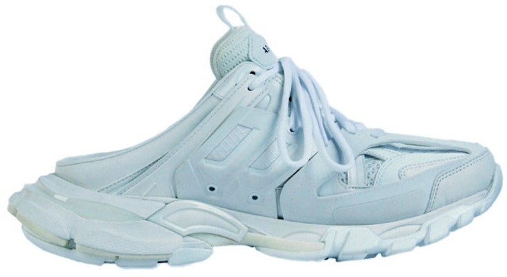 (W) Balenciaga Track Mules 'Biru' Sepatu Sandal 653813W2FA64010 Lookbook (W) Balenciaga Track Mules 'Biru' Sepatu Sandal 653813W2FA64010