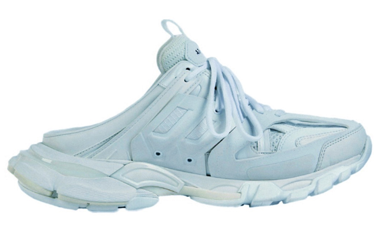 Lookbook (Women) Balenciaga Track Mules 'Blue' 653813W2FA64010