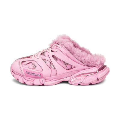 (W) Balenciaga Track Mules 'Pink'