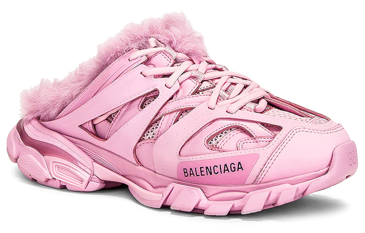 Lookbook (W) Balenciaga Track Mules 'Pink' Sepatu Casual Wanita 688676-W3CQ8-5000