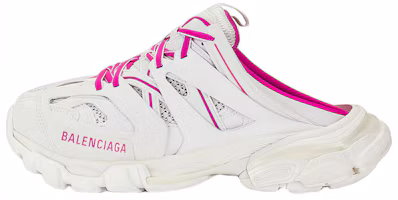Buy (Women) Balenciaga Track Mules 'White Pink' 653813W3CP69055