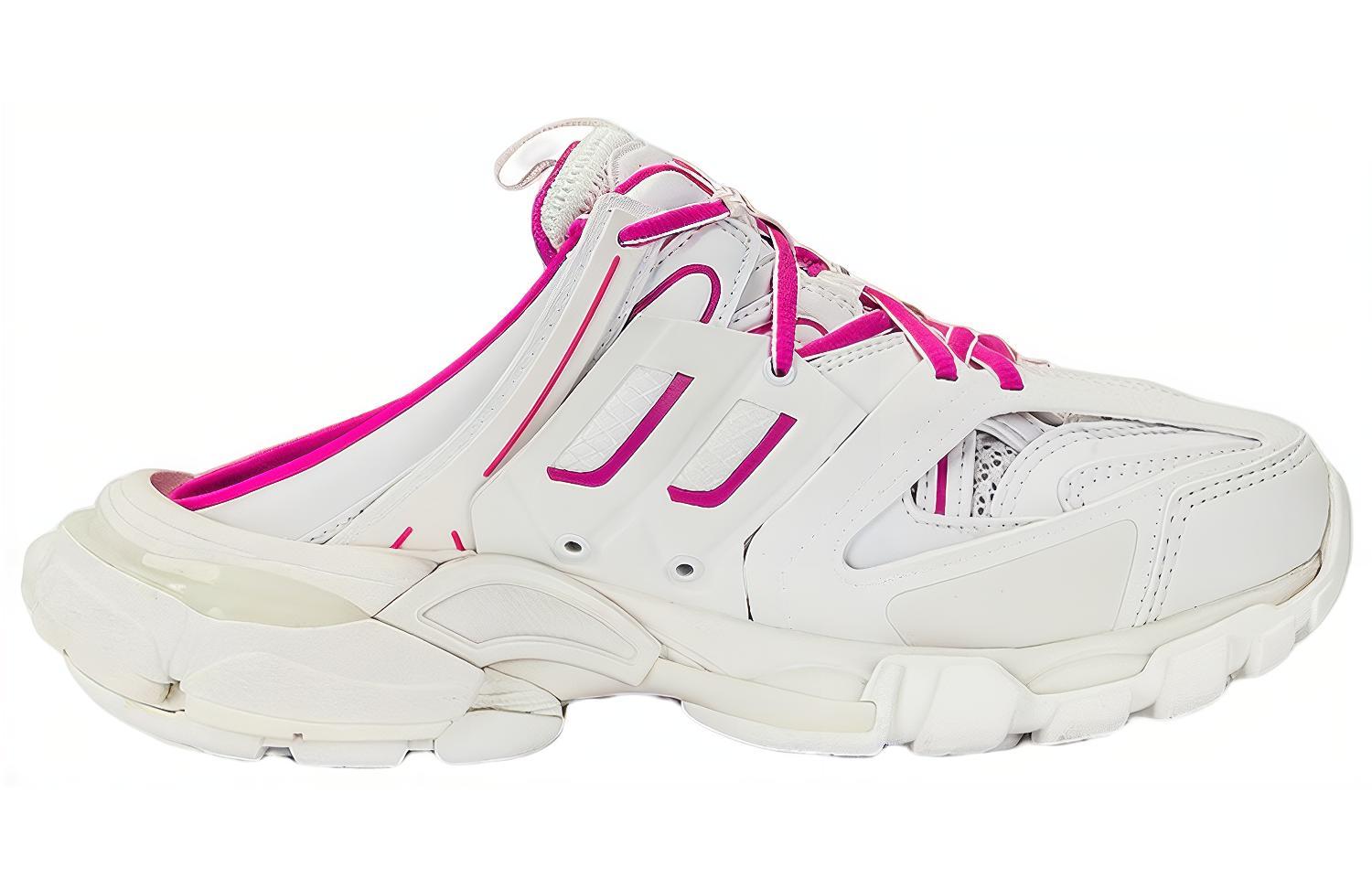 Order (W) Balenciaga Track Mules ''Wit Roze'' 653813W3CP69055