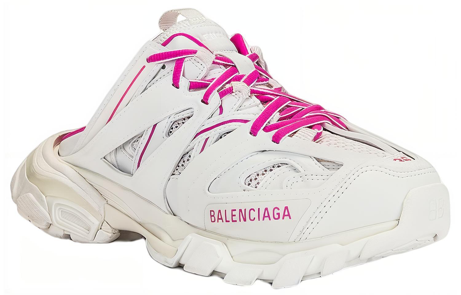 Lookbook (W) Balenciaga Track Mules ''Wit Roze'' 653813W3CP69055