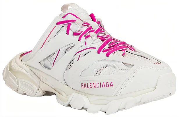 (W) Balenciaga Track Mules ''Wit Roze'' 653813W3CP69055 Lookbook (W) Balenciaga Track Mules ''Wit Roze'' 653813W3CP69055