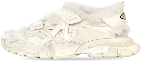 (Women) Balenciaga Track Sandal 'Beige Fur' 668560-W3CQ3-9700 (Women) Balenciaga Track Sandal 'Beige Fur' 668560-W3CQ3-9700