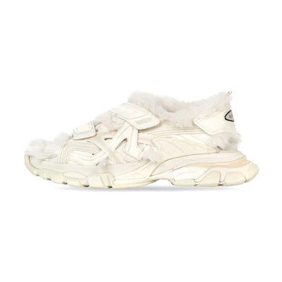 (W) Balenciaga Track Sandal 'Beige Fur'