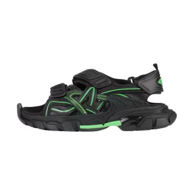 (W) Balenciaga Track Sandal 'Black Green'