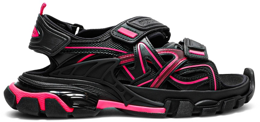 (Women) Balenciaga Track Sandal 'Black Pink' 617543-W3AJ1-1050 Buy (Women) Balenciaga Track Sandal 'Black Pink' 617543-W3AJ1-1050