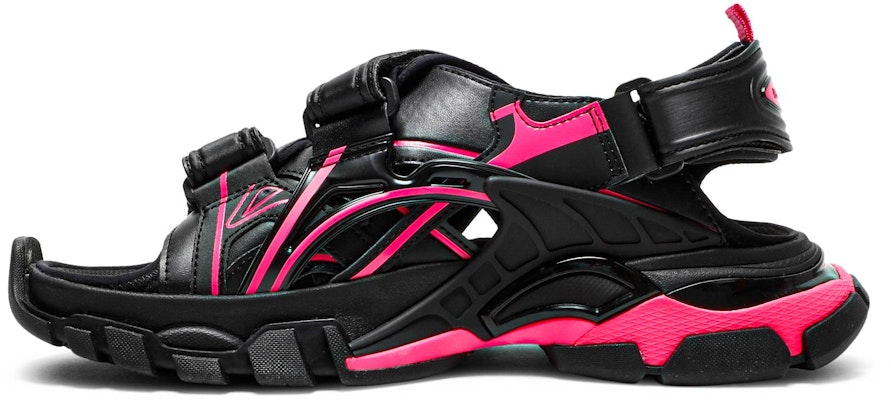 (Women) Balenciaga Track Sandal 'Black Pink' 617543-W3AJ1-1050 Lookbook (Women) Balenciaga Track Sandal 'Black Pink' 617543-W3AJ1-1050