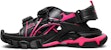 (W) Sandal Balenciaga Track 'Hitam Merah Jambu' 617543-W3AJ1-1050