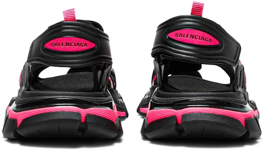 (W) Sandal Balenciaga Track 'Hitam Pink' 617543-W3AJ1-1050 Details for (W) Sandal Balenciaga Track 'Hitam Pink' 617543-W3AJ1-1050