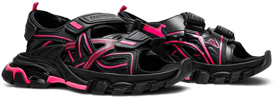 (W) 발렌시아가 트랙 샌들 '블랙 핑크' 617543-W3AJ1-1050 Cheap (W) 발렌시아가 트랙 샌들 '블랙 핑크' 617543-W3AJ1-1050