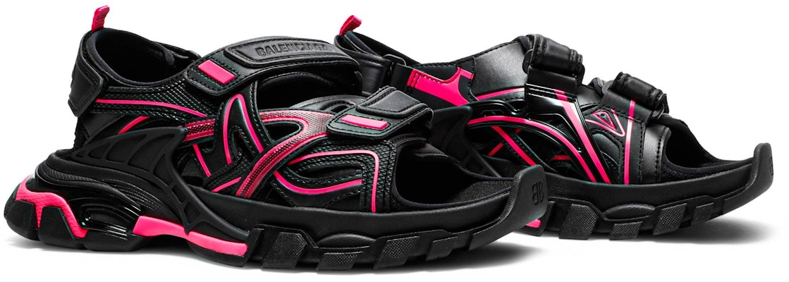 (Women) Balenciaga Track Sandal 'Black Pink' 617543-W3AJ1-1050 Cheap (Women) Balenciaga Track Sandal 'Black Pink' 617543-W3AJ1-1050