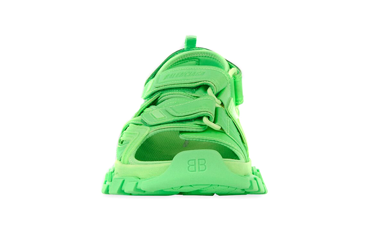 Lookbook （女款）Balenciaga Track 涼鞋 '螢光綠' 617543-W2KA1-3805