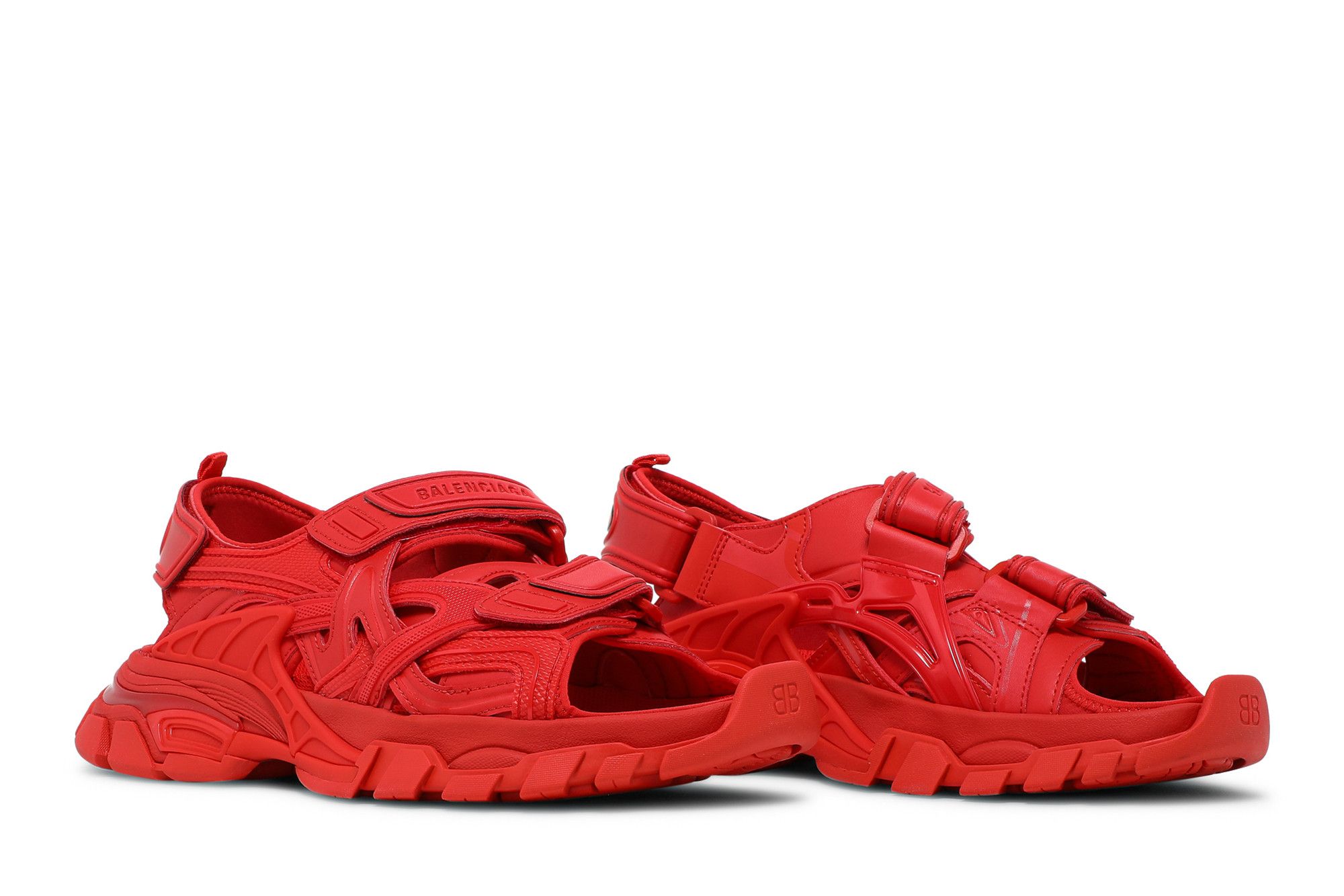 Cheap (Women) Balenciaga Track Sandal 'Red' 617543-W2CC1-6000