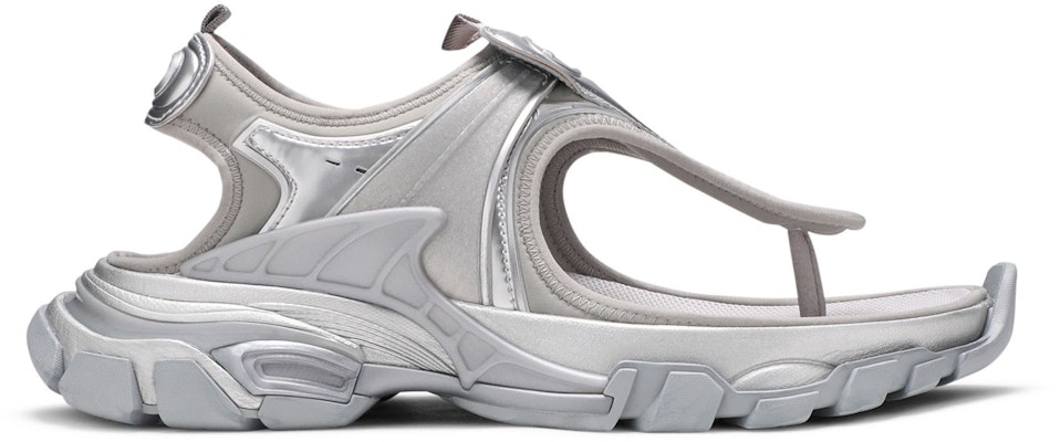 (Women) Balenciaga Track Sandal 'Silver Metallic' 618089-W2FS7-8100 Buy (Women) Balenciaga Track Sandal 'Silver Metallic' 618089-W2FS7-8100