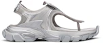 Buy (W) 巴黎世家Track银色金属凉鞋 618089-W2FS7-8100