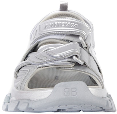 (Women) Balenciaga Track Sandal 'Silver Metallic' 617543W2FS68100 Shop (Women) Balenciaga Track Sandal 'Silver Metallic' 617543W2FS68100