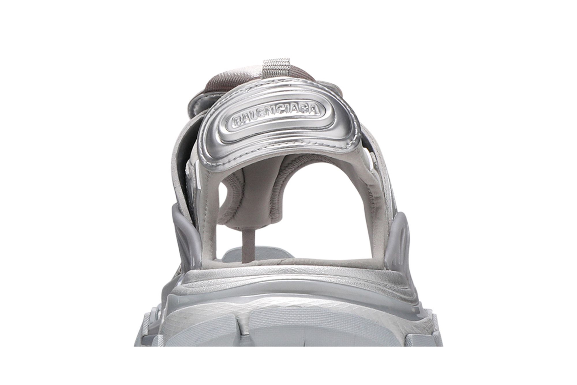 Sizing (Women) Balenciaga Track Sandal 'Silver Metallic'  618089-W2FS7-8100