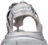 Sizing (W) 巴黎世家Track银色金属凉鞋 618089-W2FS7-8100