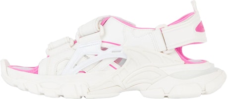 (Women) Balenciaga Track Sandal 'White Fluo Pink' 617543-W3AJ1-9054 (Women) Balenciaga Track Sandal 'White Fluo Pink' 617543-W3AJ1-9054