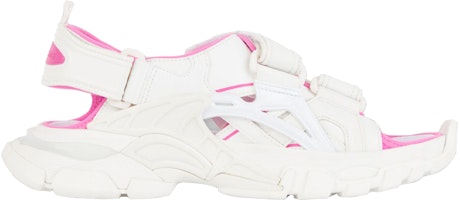 (W) Balenciaga Track Sandal 'Putih Fluo Merah Jambu' 617543-W3AJ1-9054 Order (W) Balenciaga Track Sandal 'Putih Fluo Merah Jambu' 617543-W3AJ1-9054