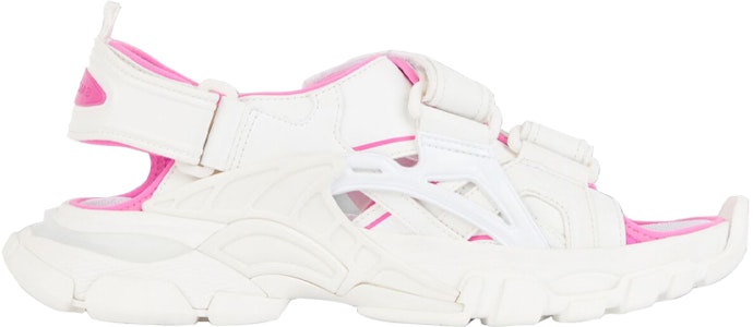 (W) バレンシアガ Track サンダル (白/蛍光ピンク) 617543-W3AJ1-9054 Order (W) バレンシアガ Track サンダル (白/蛍光ピンク) 617543-W3AJ1-9054