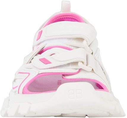 (Women) Balenciaga Track Sandal 'White Fluo Pink' 617543-W3AJ1-9054 Lookbook (Women) Balenciaga Track Sandal 'White Fluo Pink' 617543-W3AJ1-9054