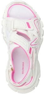 (W) バレンシアガ Track サンダル (白/蛍光ピンク) 617543-W3AJ1-9054 Shop (W) バレンシアガ Track サンダル (白/蛍光ピンク) 617543-W3AJ1-9054