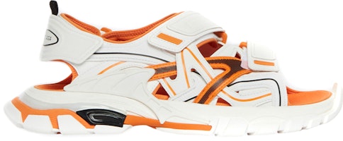 (W) バレンシアガ トラック サンダル 白/オレンジ 617543-W2FH1-9059 Order (W) バレンシアガ トラック サンダル 白/オレンジ 617543-W2FH1-9059