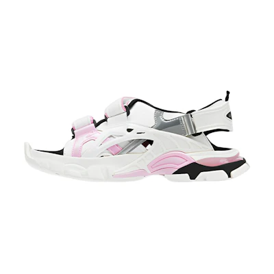 (W) Balenciaga Track Sandal 'White Pink Grey'
