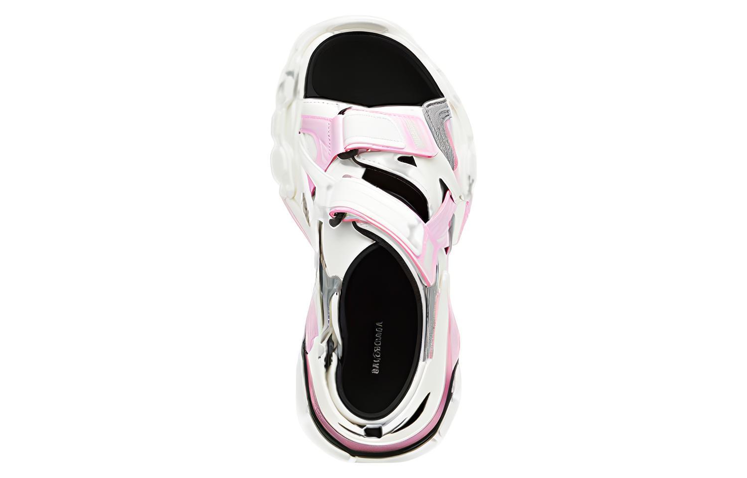 Lookbook (W) Sandal Balenciaga Track 'Putih Pink Kelabu' 617543-W3AO2-5912