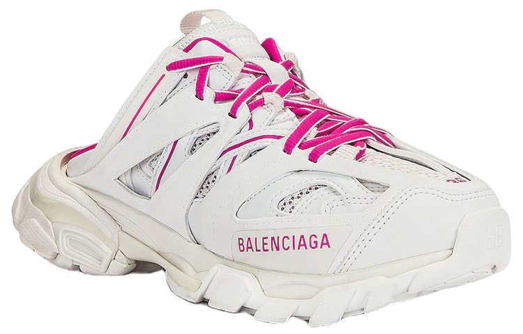 Lookbook (W) Balenciaga Track Mules 'Putih Pink' 653813W3CP69055