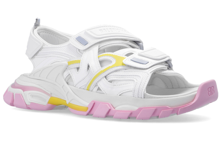 Order (W) Sandal Balenciaga Track 'Kuning Pink Biru' 617543W3AR27540