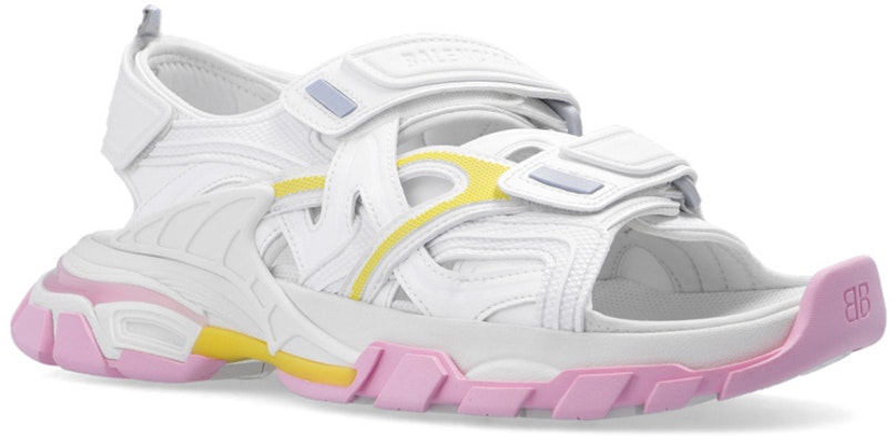 (Women) Balenciaga Track Sandals 'Yellow Pink Blu' 617543W3AR27540 Order (Women) Balenciaga Track Sandals 'Yellow Pink Blu' 617543W3AR27540
