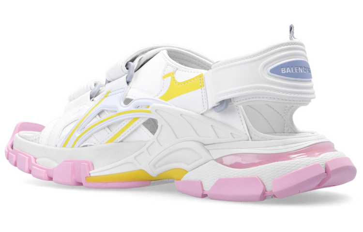 Lookbook (W) Sandal Balenciaga Track 'Kuning Pink Biru' 617543W3AR27540